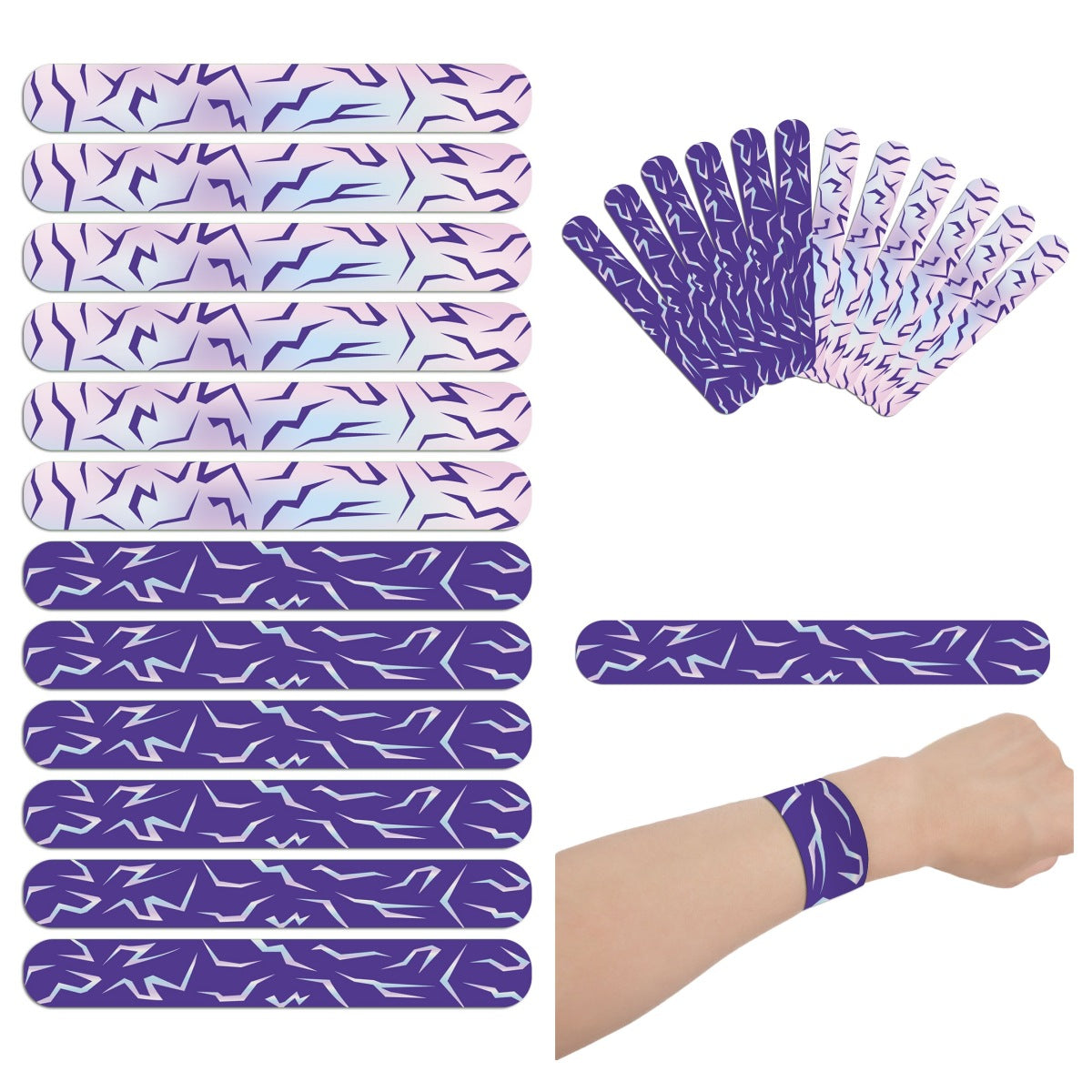 Children's Pop Lightning Pattern Road Birthday Party Bracelet