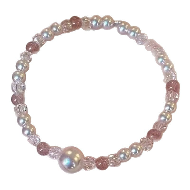 Women's Strawberry Pearl Light Luxury High-grade Imitation Niche Bracelets