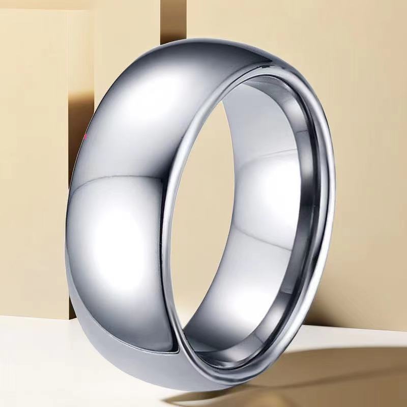 Men's Not Fade Design Trendy Glossy Cold Rings