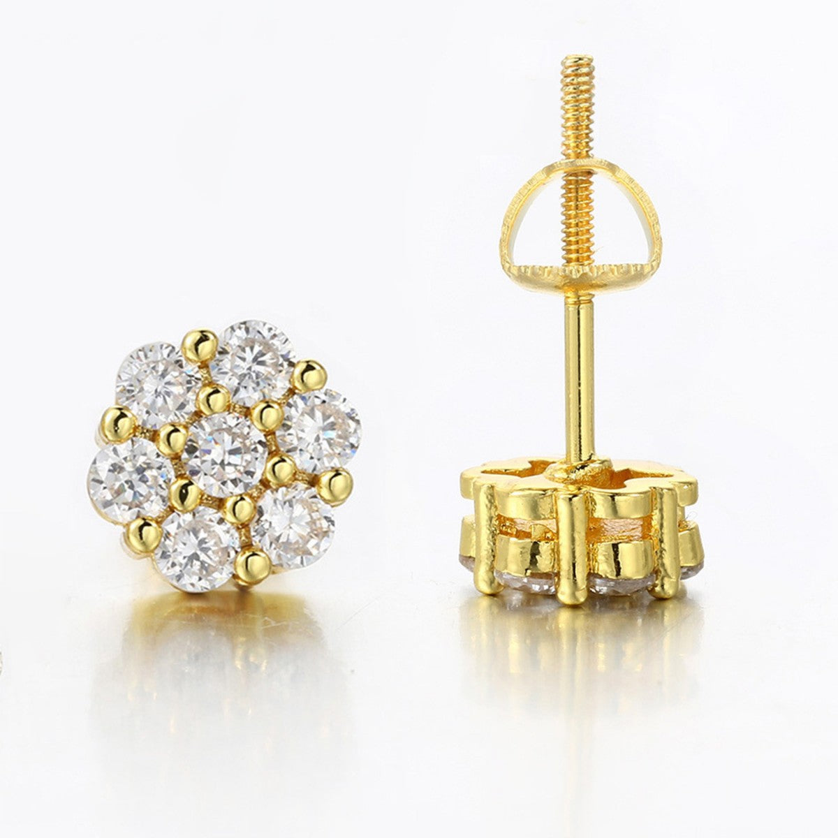 Micro Inlaid Zircon Gold Plated Popular Rings