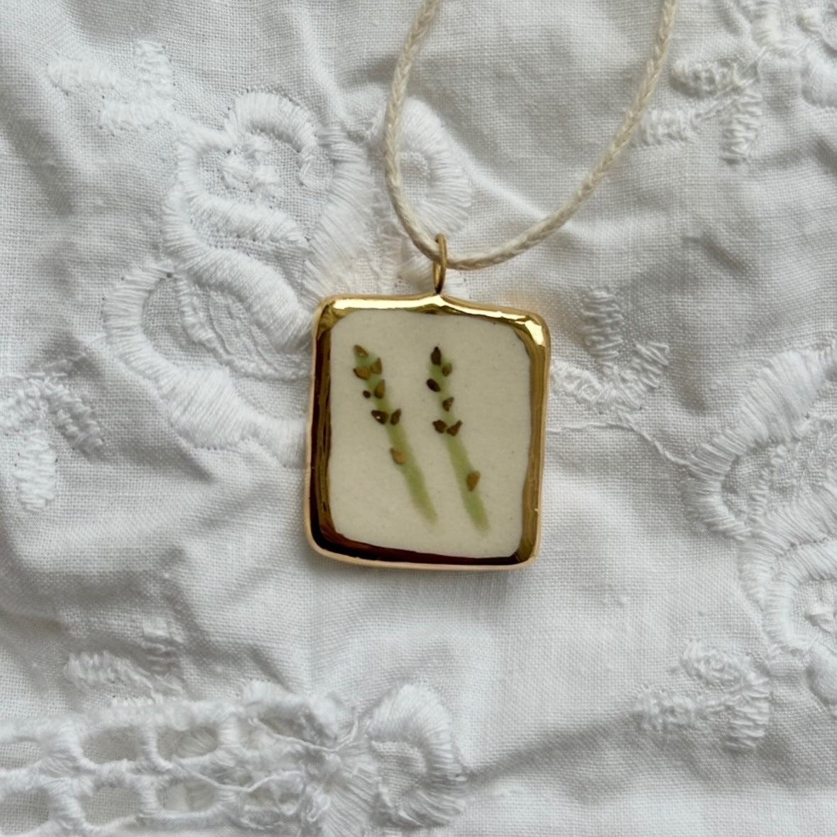 Vegetable Series Carrot Tomato Cauliflower Pea Necklaces