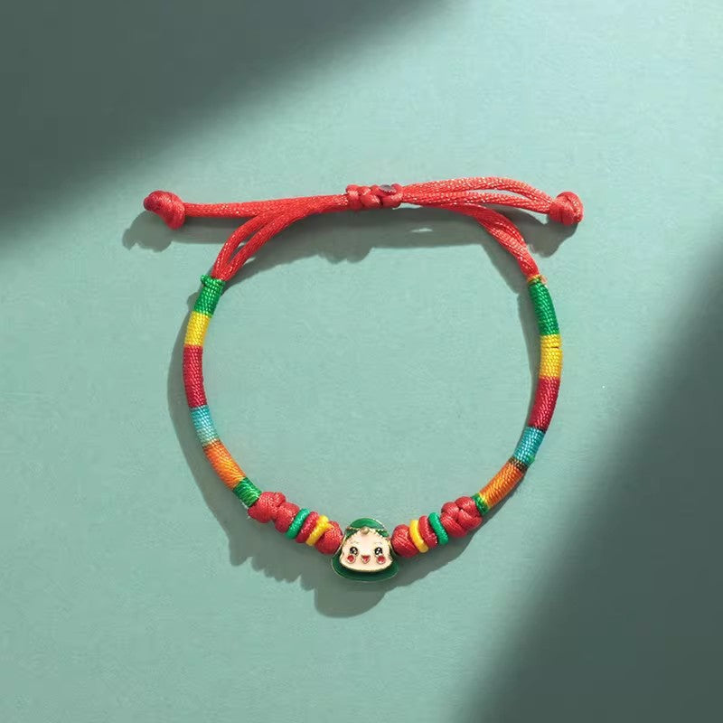 Boat Festival Carrying Strap Colorful Rope Wind Hand-woven Bracelet