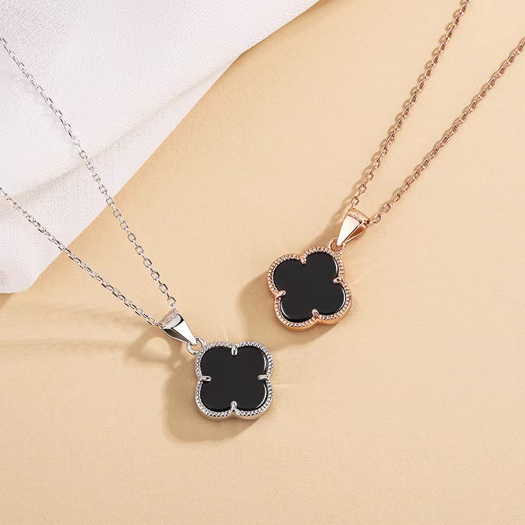 Women's Korean Style Four-leaf Clover Elegant Clavicle Necklaces