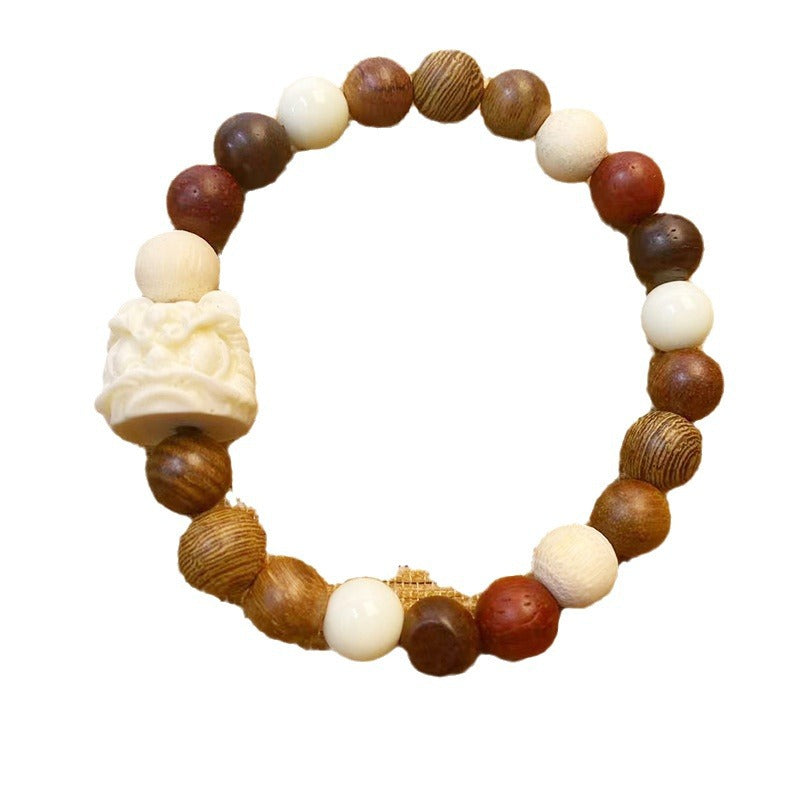 Women's & Men's Wooden Beaded Small Specifications Rosary Decorative Bracelet