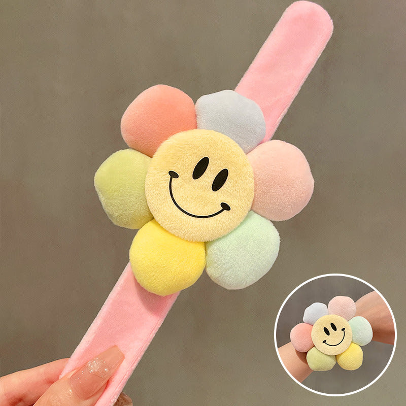 Children's Cartoon Pop Riding Sunflower Wrist Panda Creative Wedding Small Bracelets