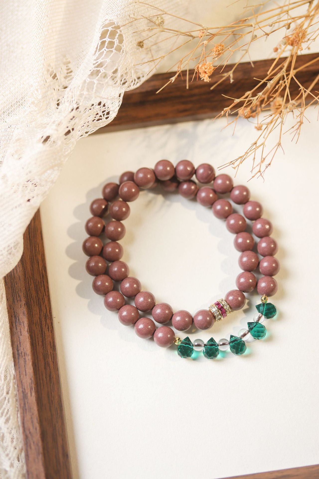 Women's & Men's Live Broadcast Aromatic Beads Crafts Support Bracelets