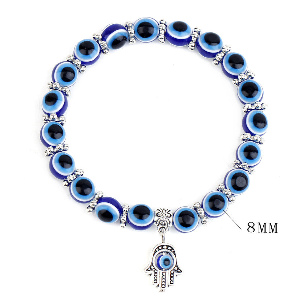 Turkish Blue Eyes Fatima Palm Devil Bracelets