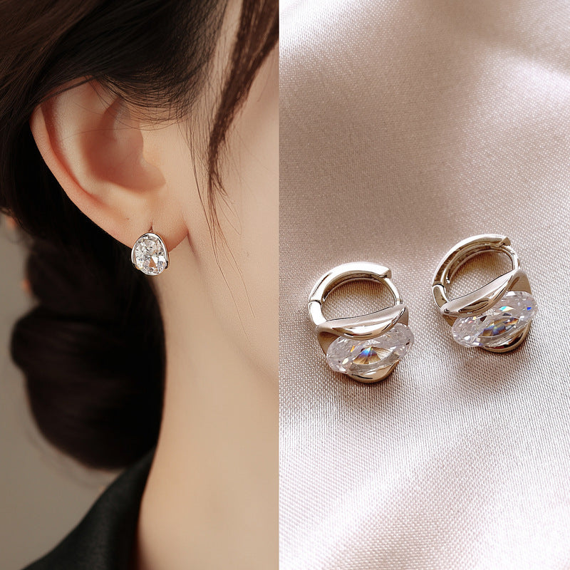 Women's Exciting Sier Zircon Light Luxury High-grade Super Beautiful Rings
