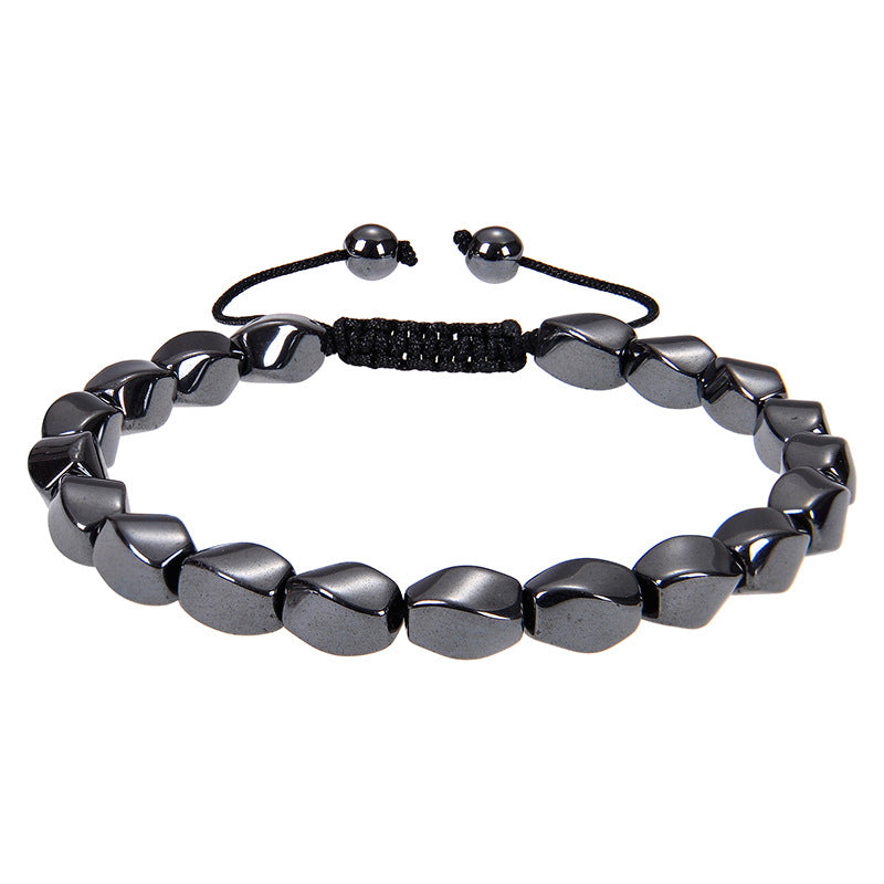 Style Black With Love Magnet Peach Bracelets