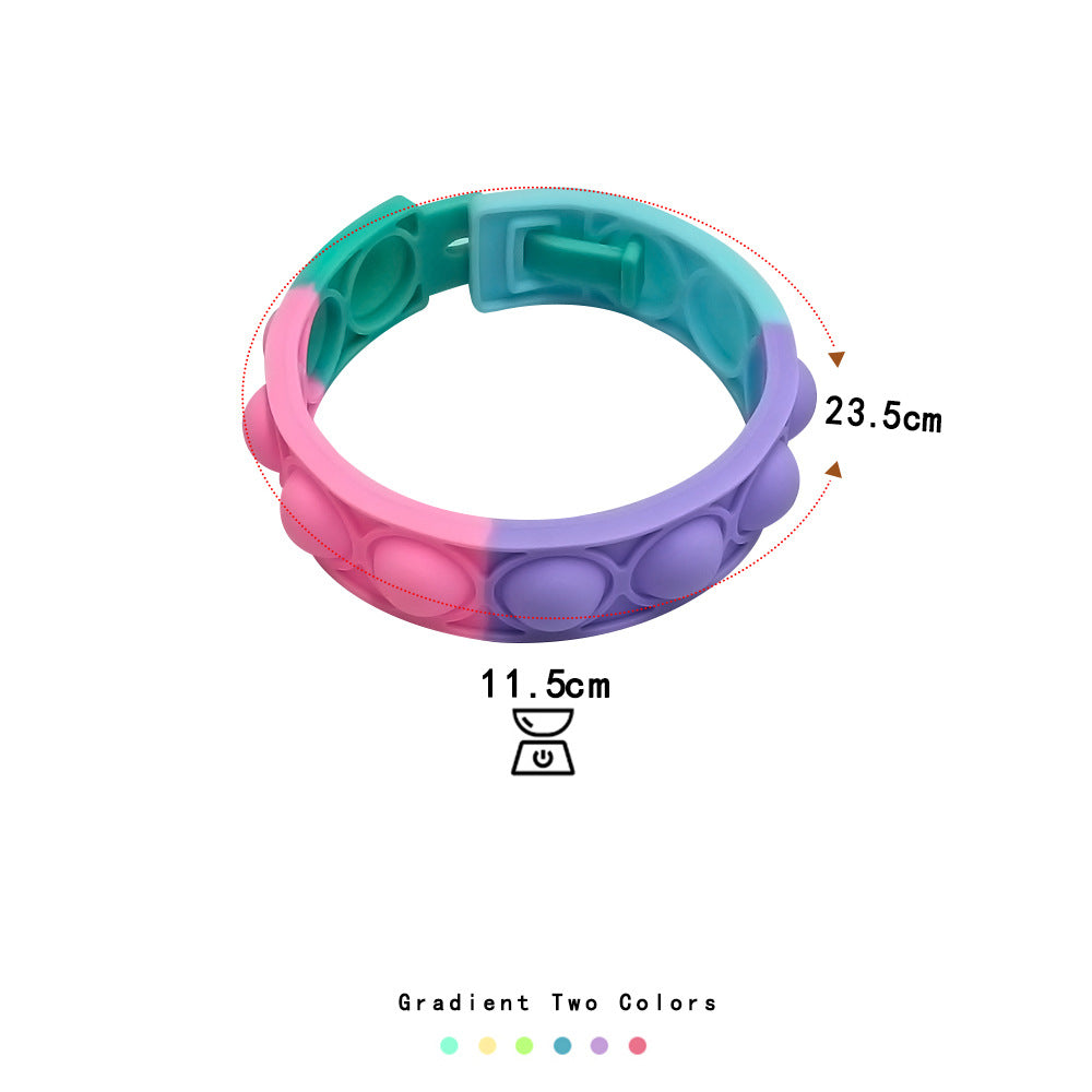 Killer Pioneer Bubble Decompression Silicone Toy Bracelet