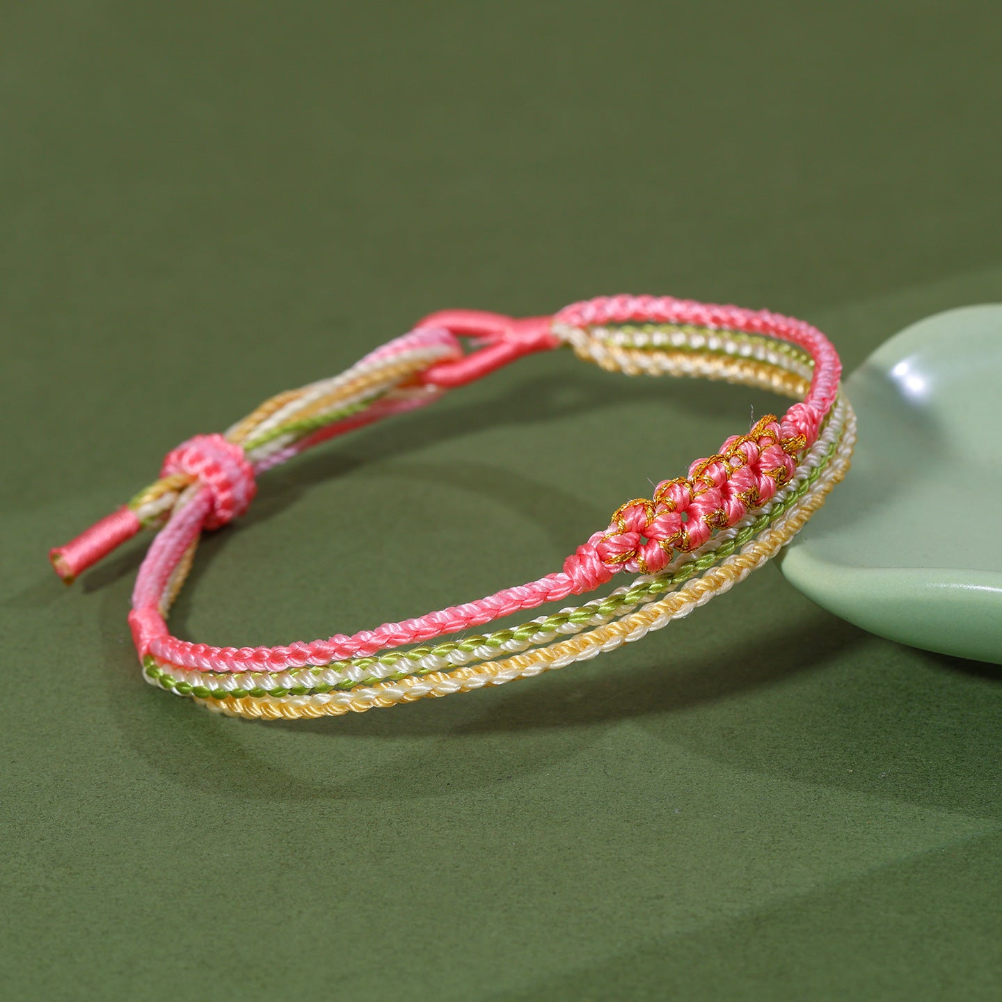Festival Colorful Rope Ethnic Style Hand-woven Adult Small Sachet Carrying Bracelet