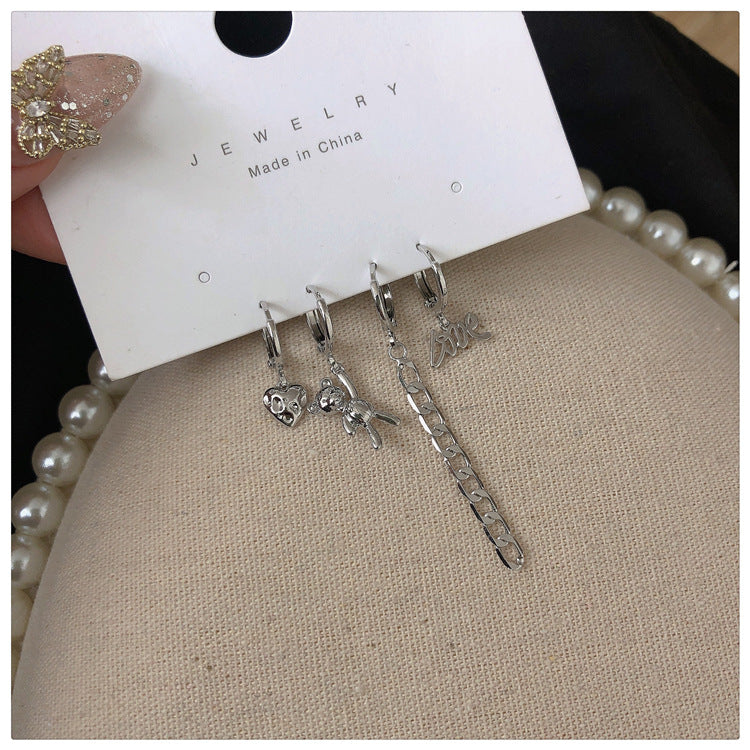 Cartoon Female Fashion Design Korean Style Earrings