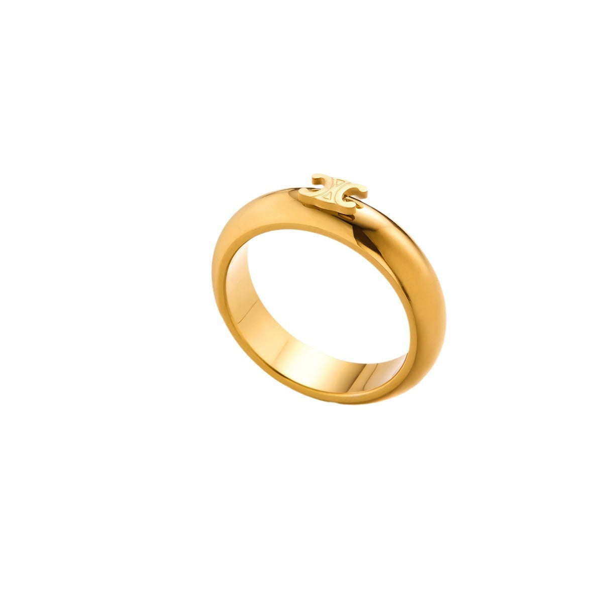 Women's & Men's Fashion Affordable Luxury Simple Arc Index Rings