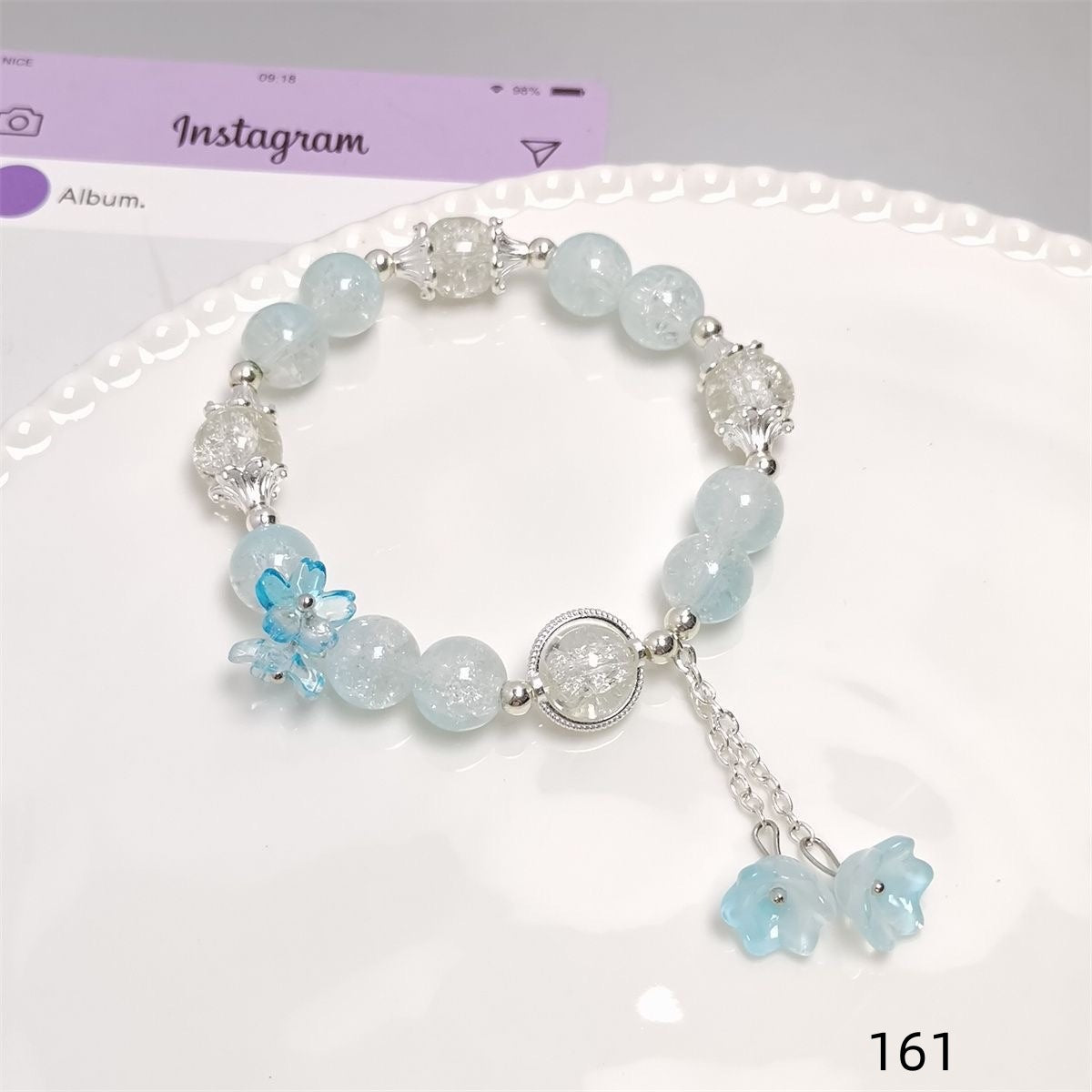 Colorful Crystal String Beads Fishtail Sweet Super Fairy Girlfriends For Bracelets