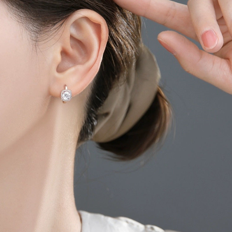 Sense Graceful Petite Light Luxury Simplicity Stud Earrings