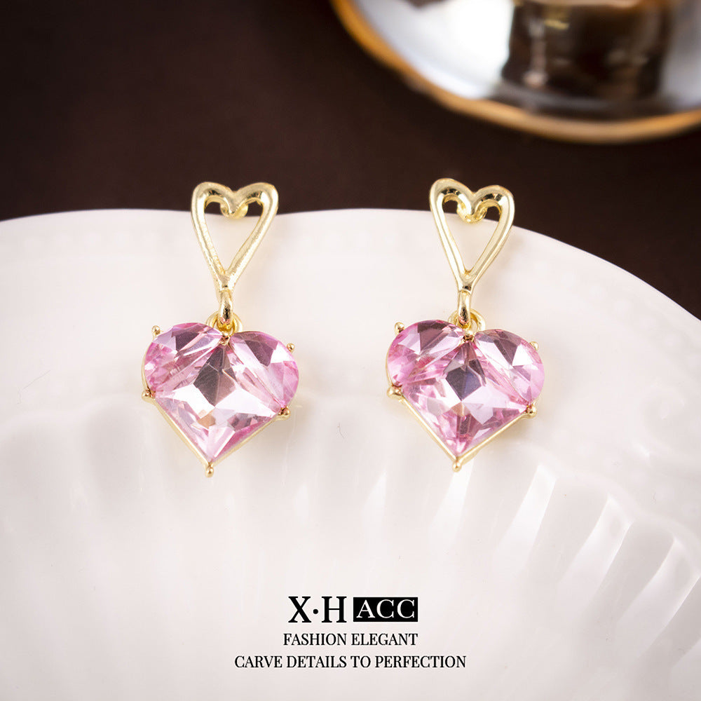Elegant Zircon Butterfly Tassel Gentle Stylish Personality Stud Earrings