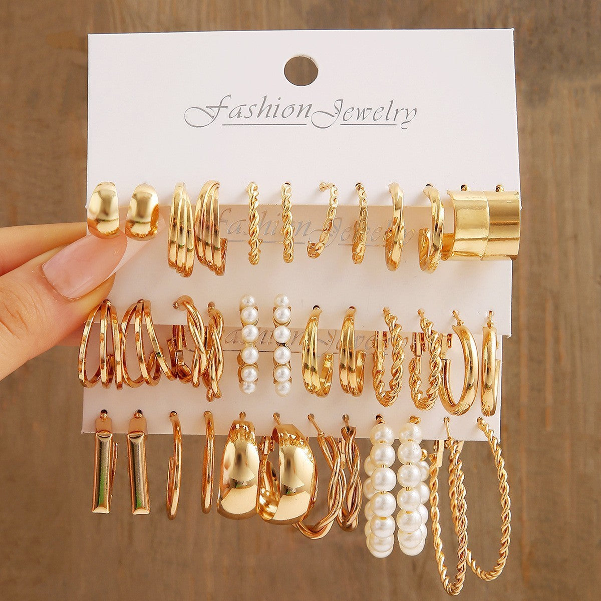 Women's Fashion Minimalism Temperament Wild Exaggerated Personalized Rings