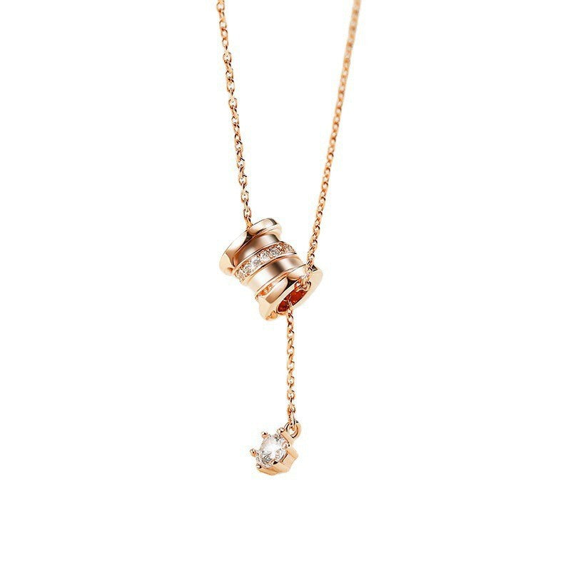 Point Full Series Female Bow Couple Design Clavicle Chain Sweater Necklaces