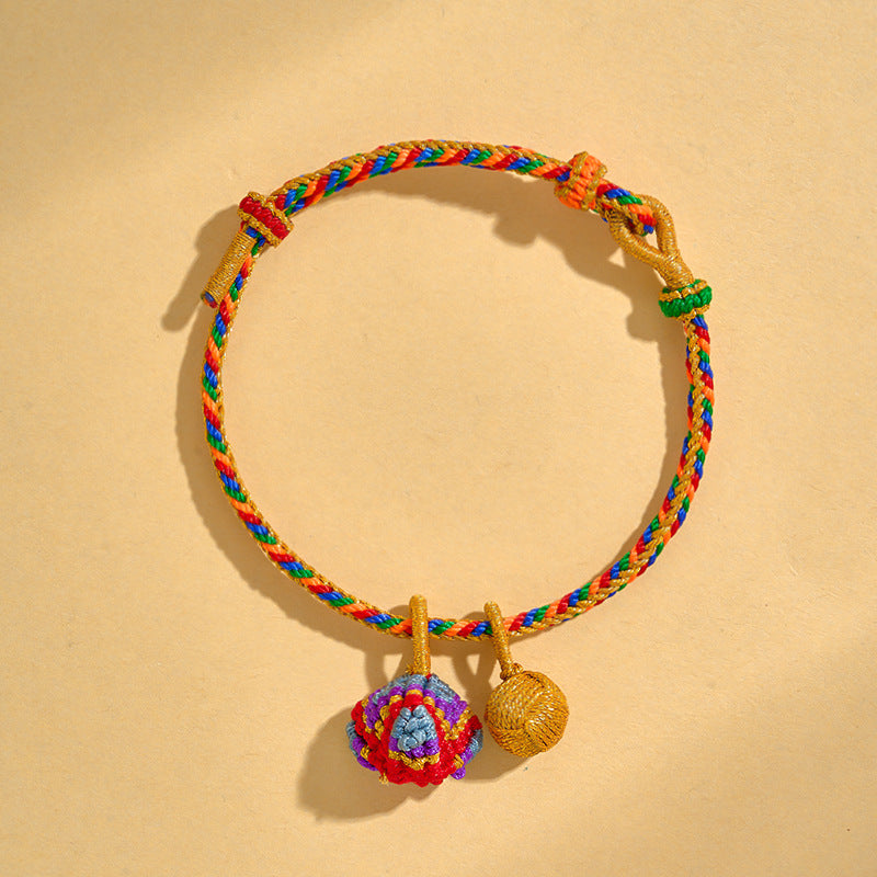 Children's Dragon Boat Festival Colorful Rope Hand-woven Small Bracelets