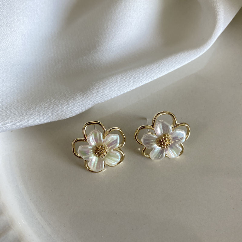 Women's Colorful Flower Summer Contrast Fresh Simple Rings