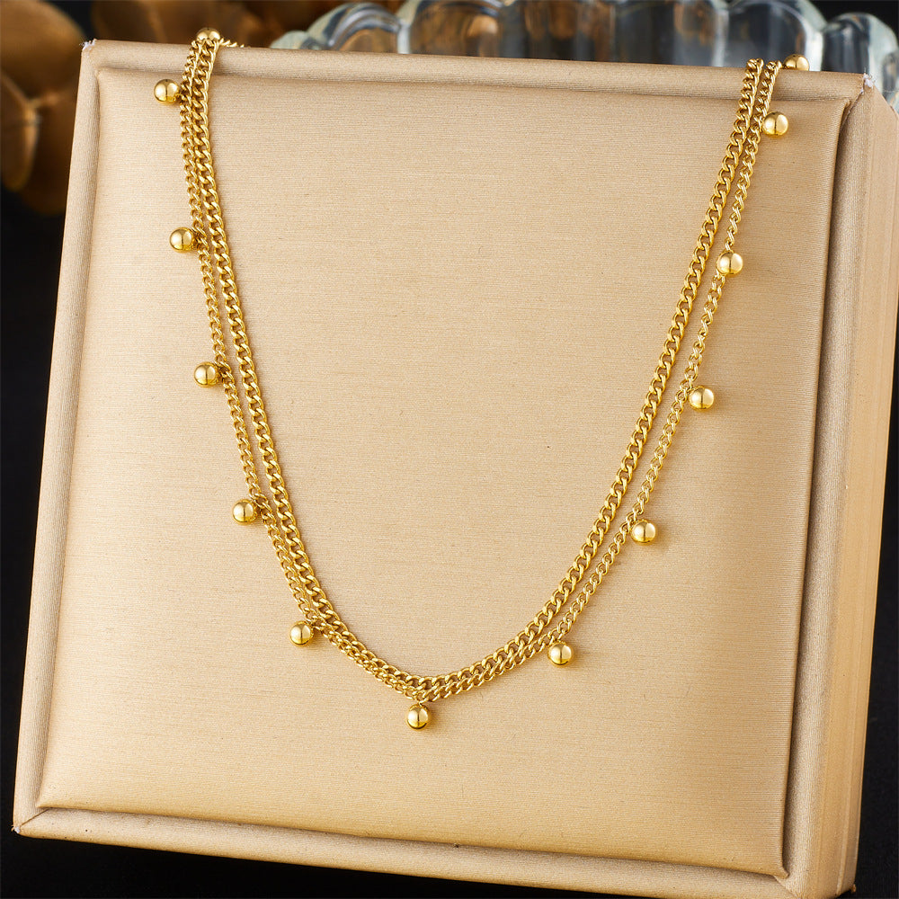 Design Clavicle Chain Light Luxury Advanced Simple Irregular Layered Necklace