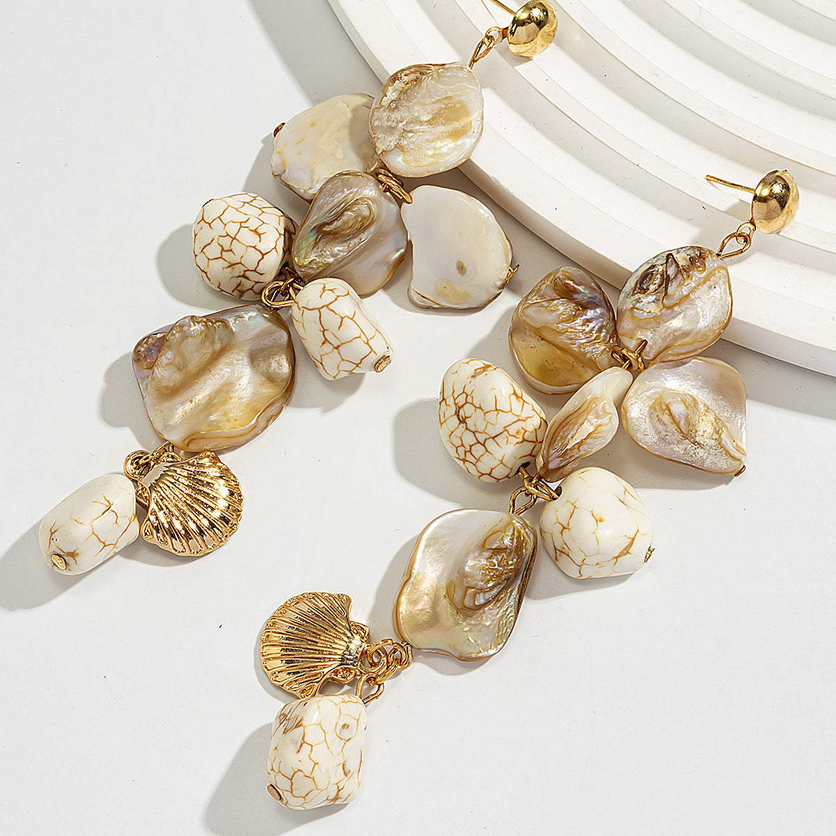 Stylish Beach Summer Starfish Shell Alloy Vintage Necklaces