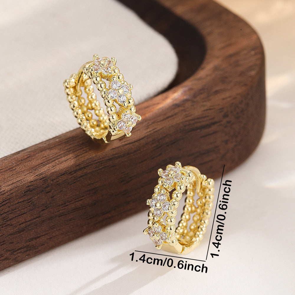 Affordable Luxury Style Woven Ear Clip Small Elegant Daily Commuter Rings
