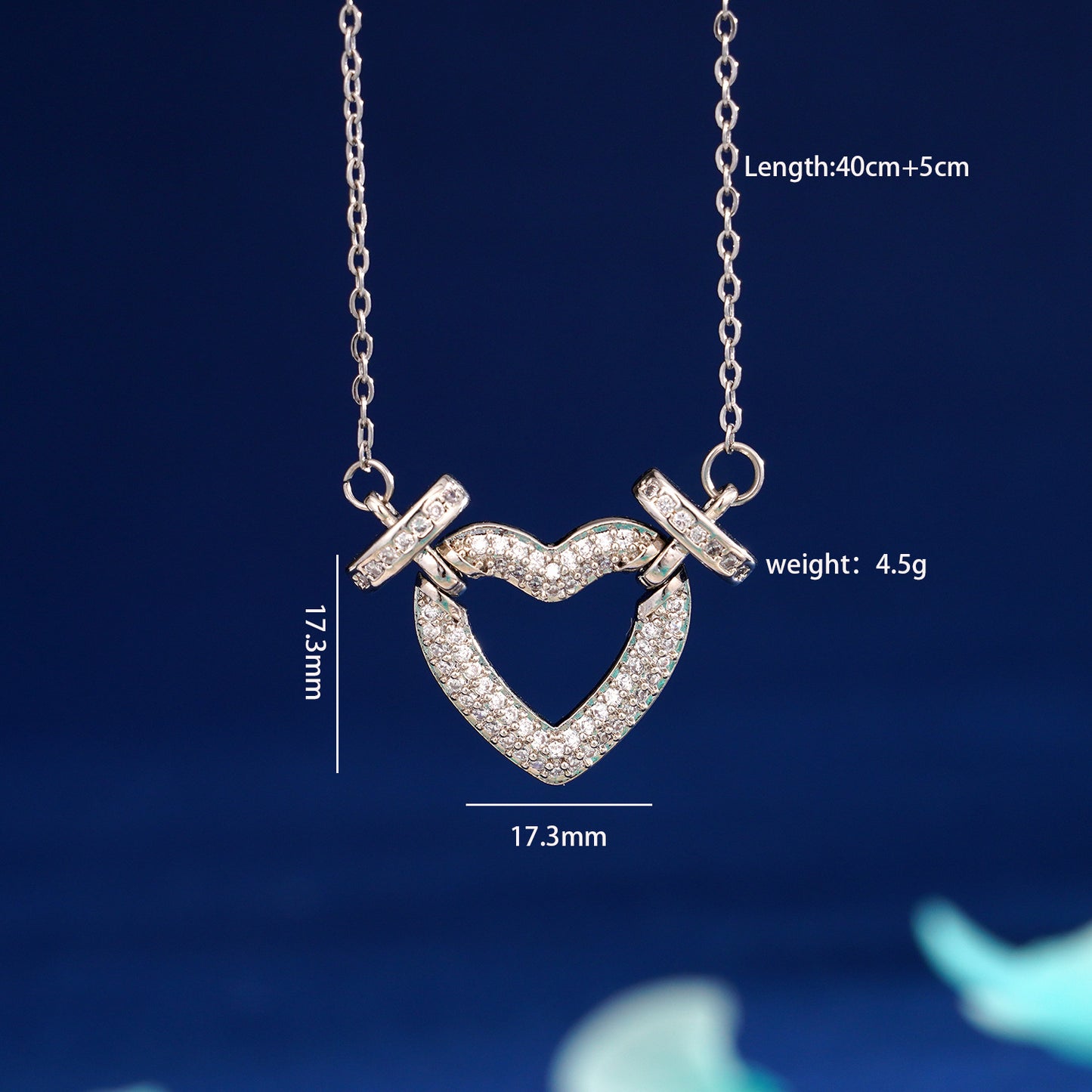 Women's For Gold Love Heart Flowers Temperament Wild Minimalist Star Necklaces