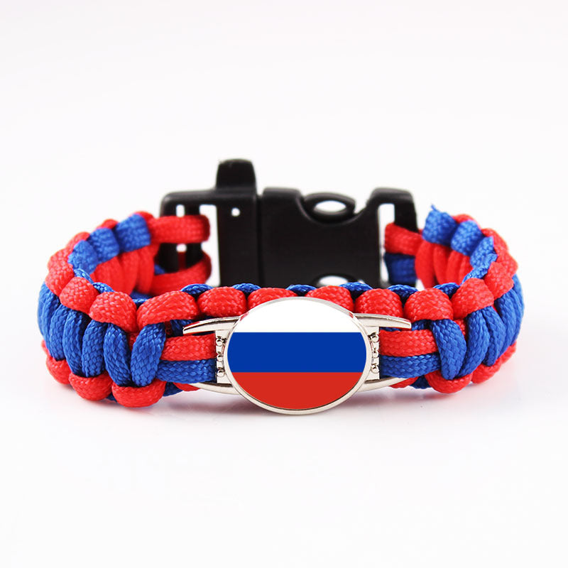 Italy World Cup National Flag Parachute Bracelets