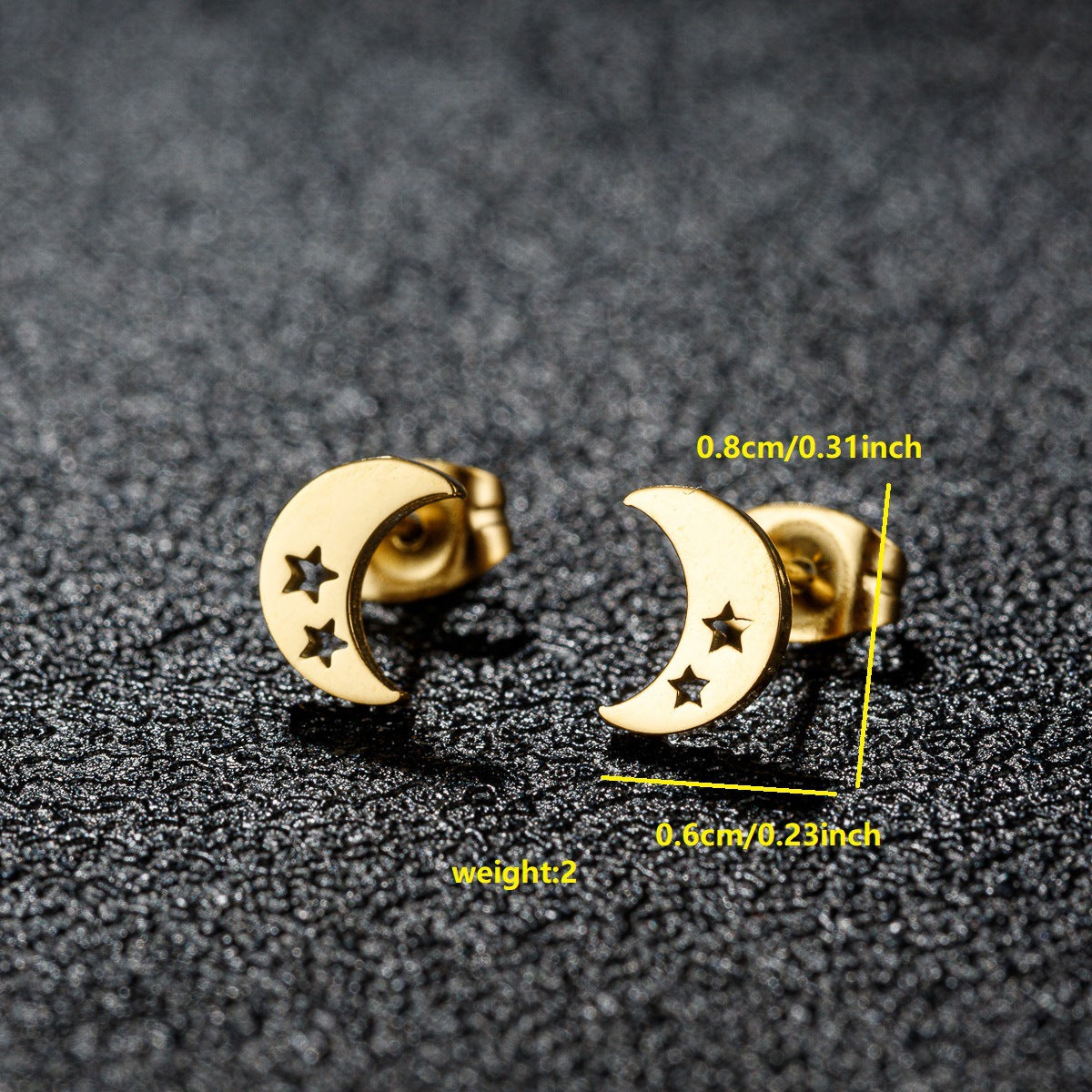 Small Animal Cat Plaid Bird Ear Geometry Stud Earrings
