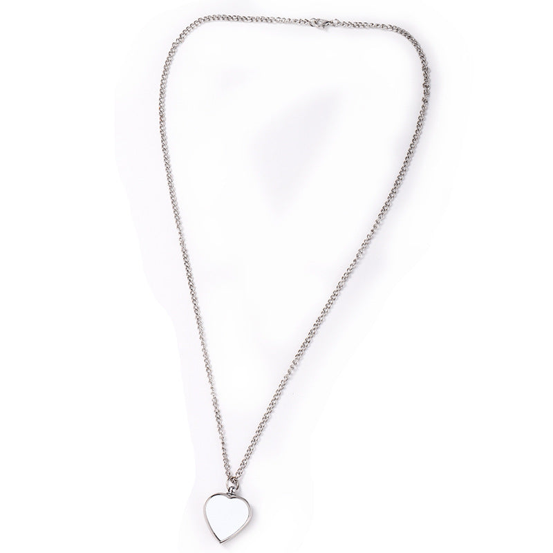 Eternal Commemorative Thermal Transfer Blank Cinerary Casket Couple Pet Pendants