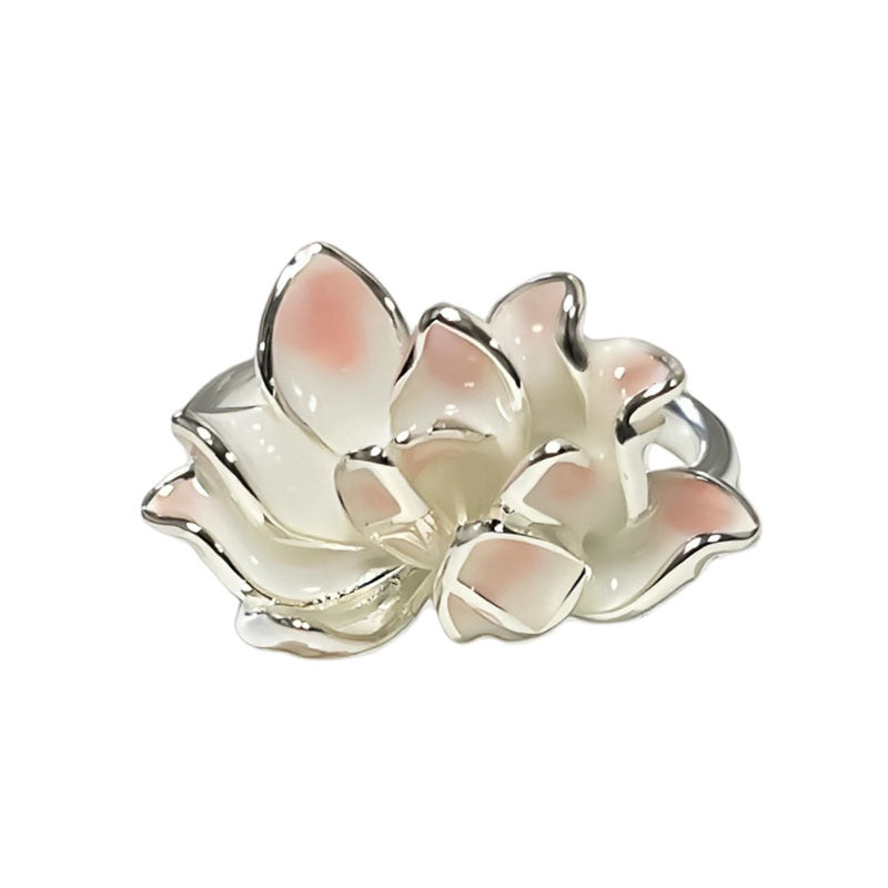Mori Sweet Dopamine Color Texture Open Female Cold Wind Exquisite Rings