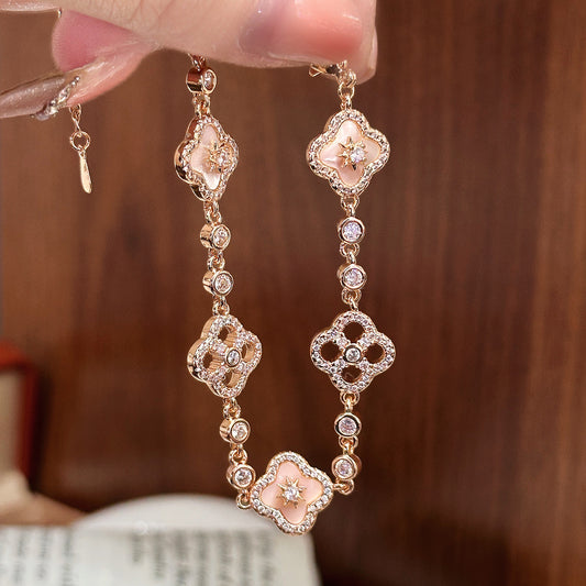 Luxury High Sense Female Birthday Present Niche Exquisite Versatile Summer Bracelet