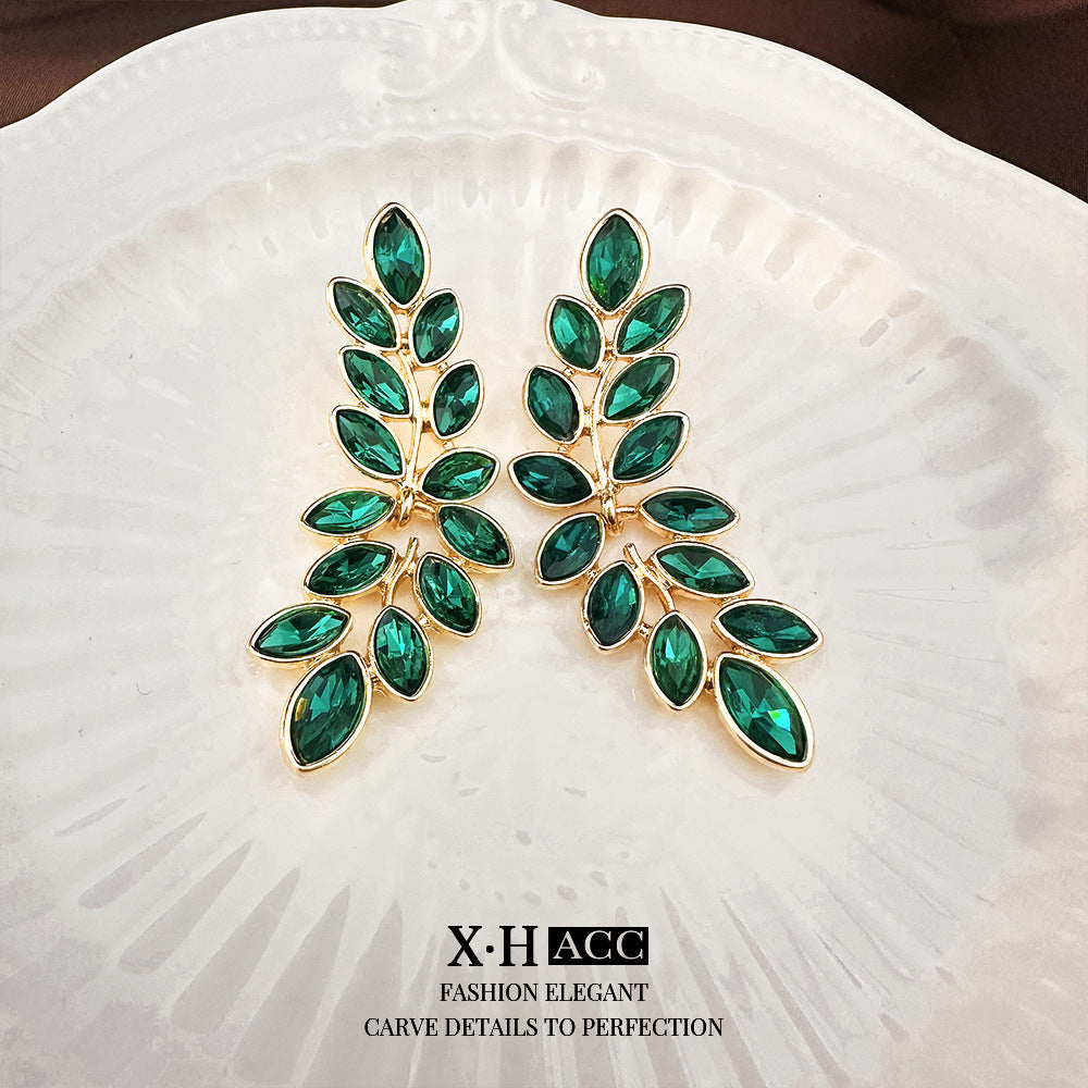 Elegant Zircon Butterfly Tassel Gentle Stylish Personality Stud Earrings