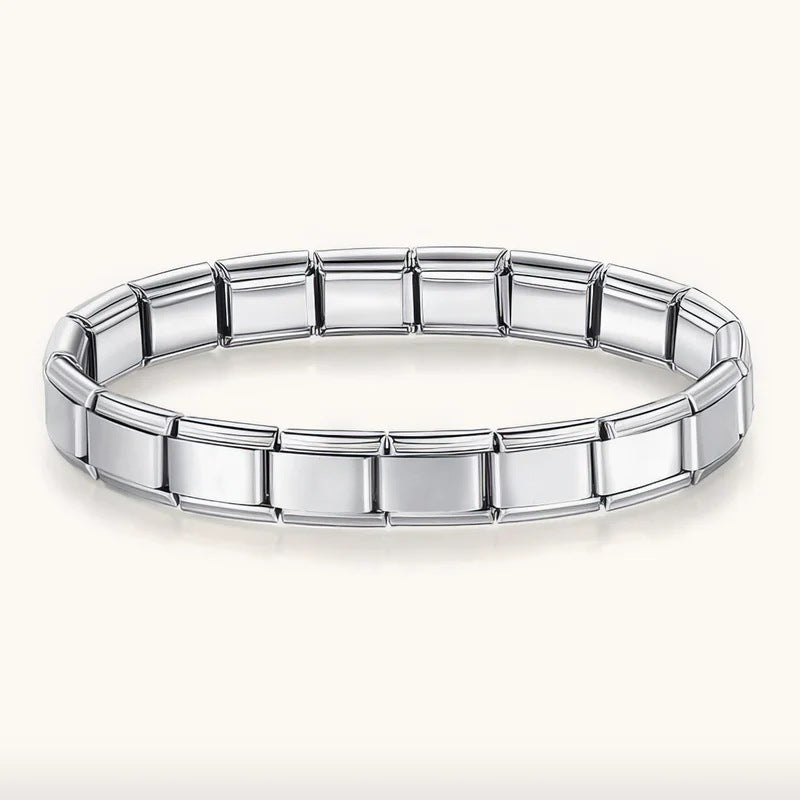 Italian Module Light Plate Color Concentrate Bracelets