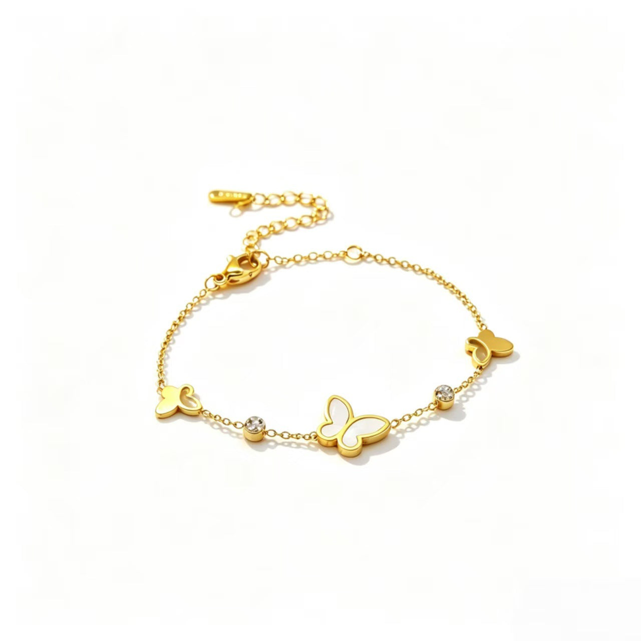 Style Simple Four-color Butterfly Fritillary Heart Atmosphere Temperament Bracelets