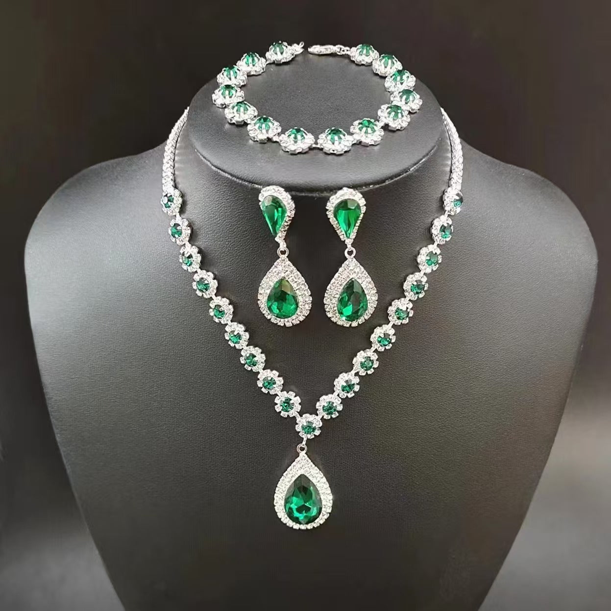 Unique Classic Stylish Cool Diamond Alloy Jewelry Set