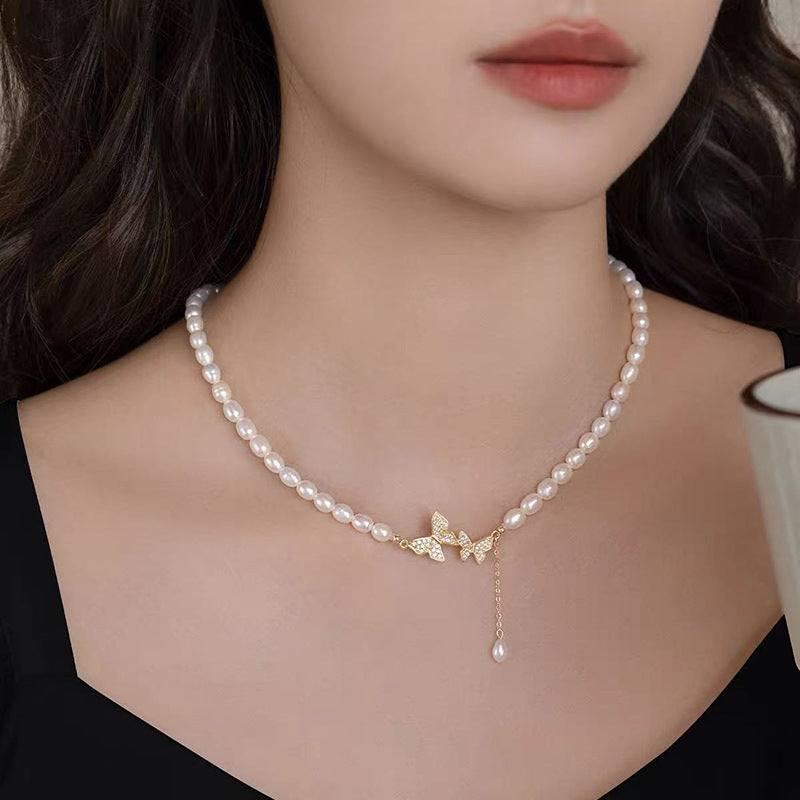 Women's Heart Light Luxury Minority Clavicle Chain Cold Necklace