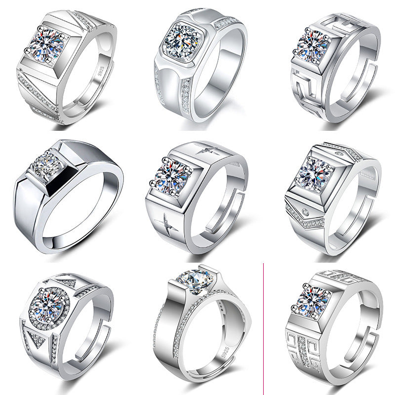 Square Bag Open Female Super Flash One Rings