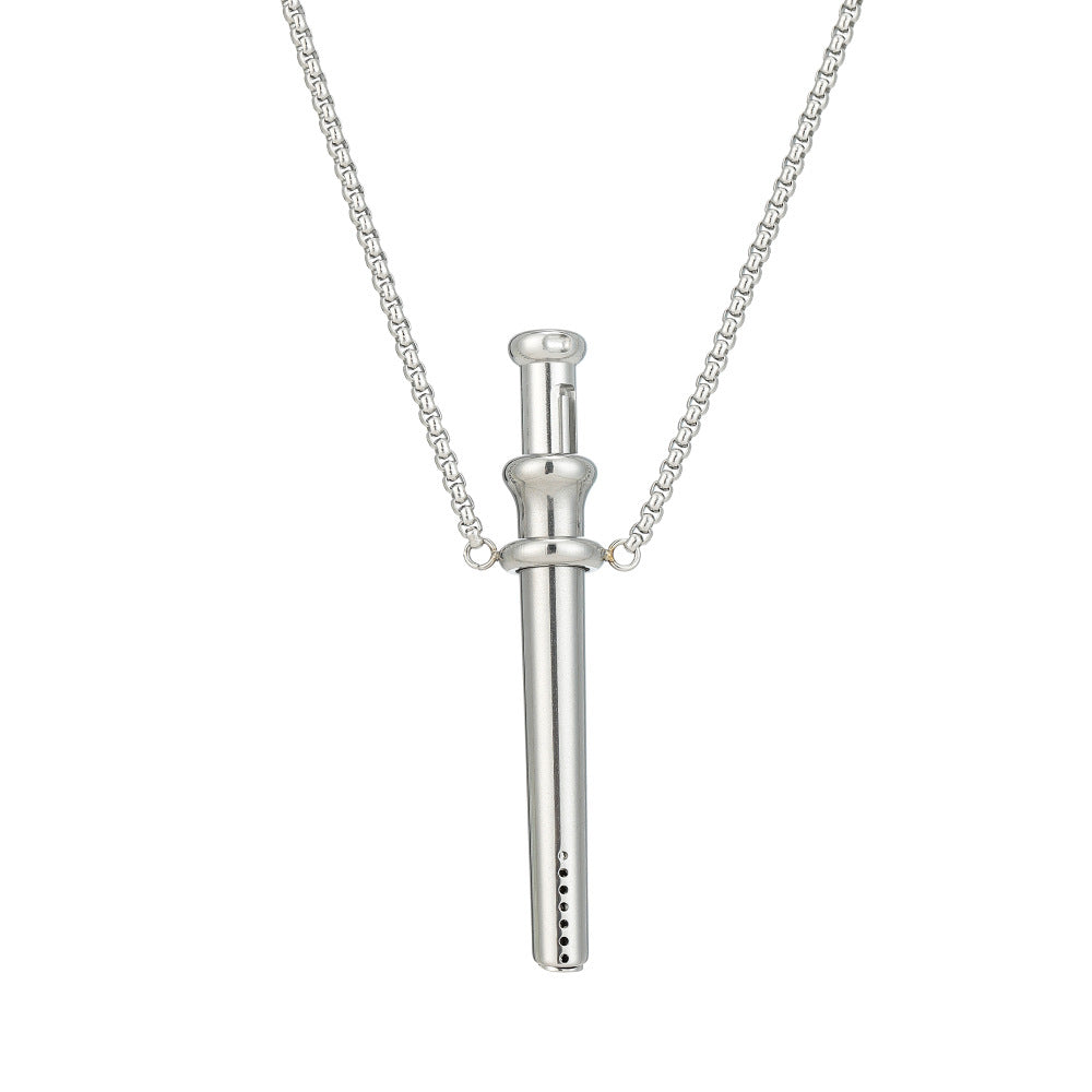 Breathing Round Tube Telescopic Perfume Extractor Necklaces