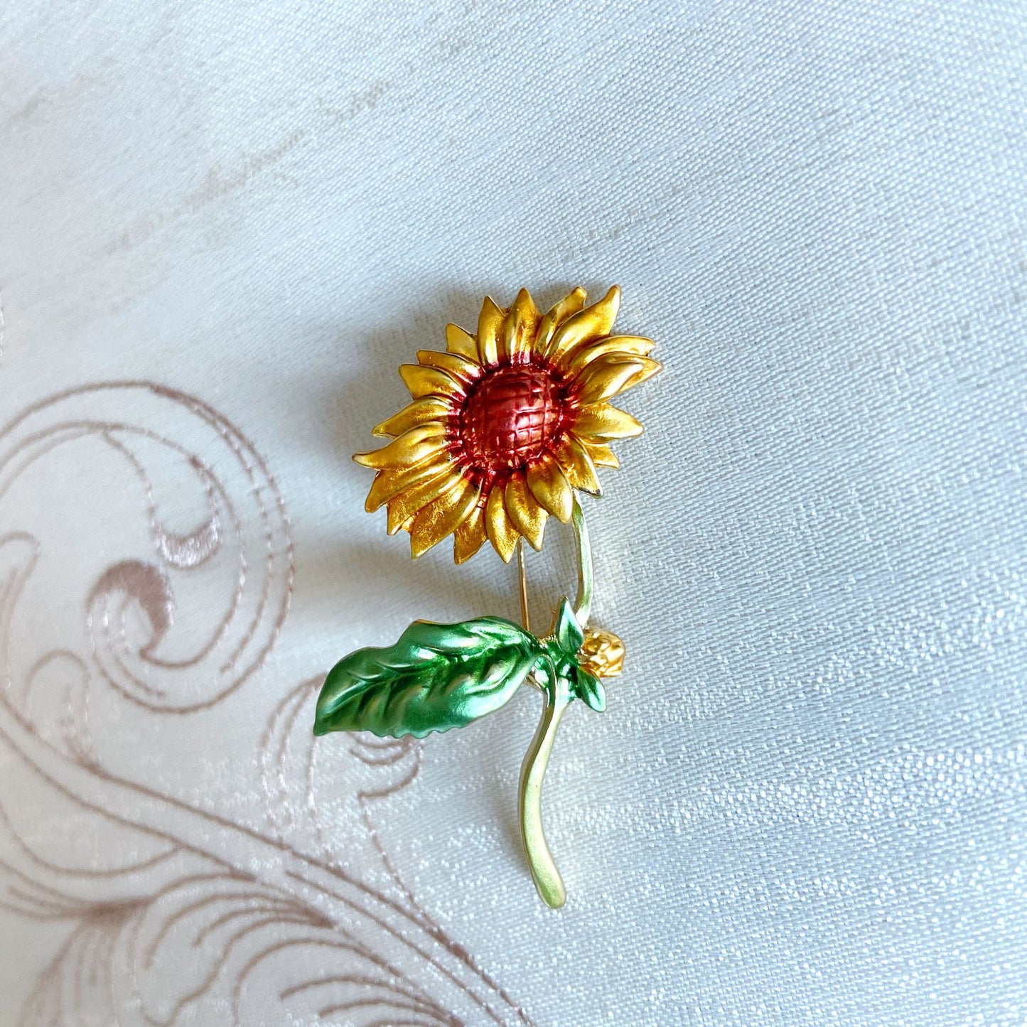 Golden Pearl Corsage Wheat Brooch Female High-grade Brooches