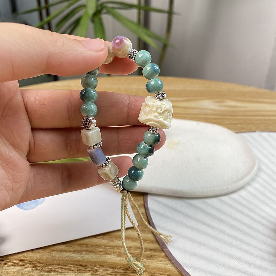 Hand-woven Artistic Ancient Style Beaded Special Interest Bracelet