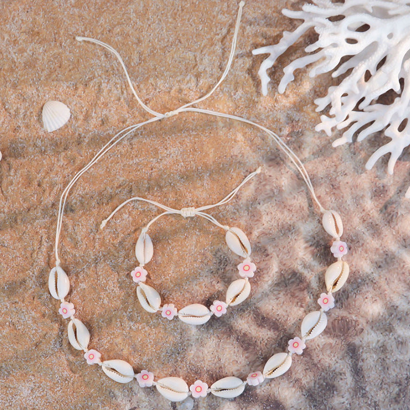 Holiday Ocean Style Cartoon Shell Design Starfish Necklaces