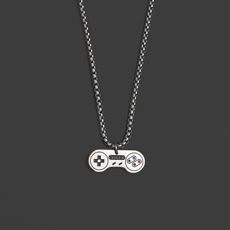 Women's & Men's Couple Handle Titanium Steel Personality National Fashion Necklace