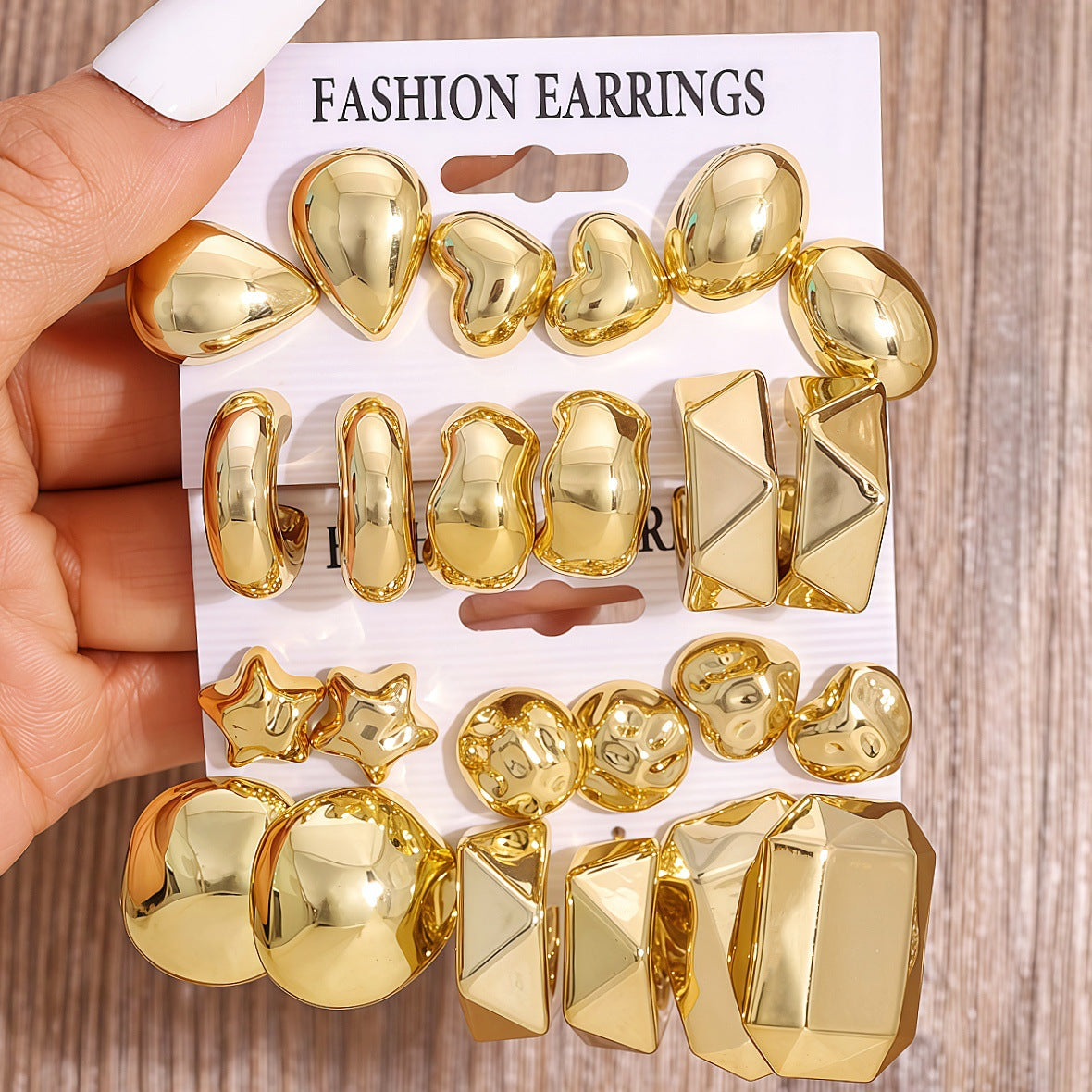 Women's Fashion Resin Vintage Simple Advanced Creative Personality Earrings