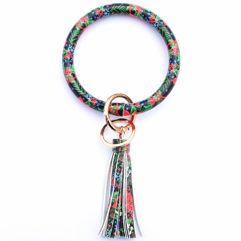 Christmas Pure Leather Key Creative Chain Bracelet