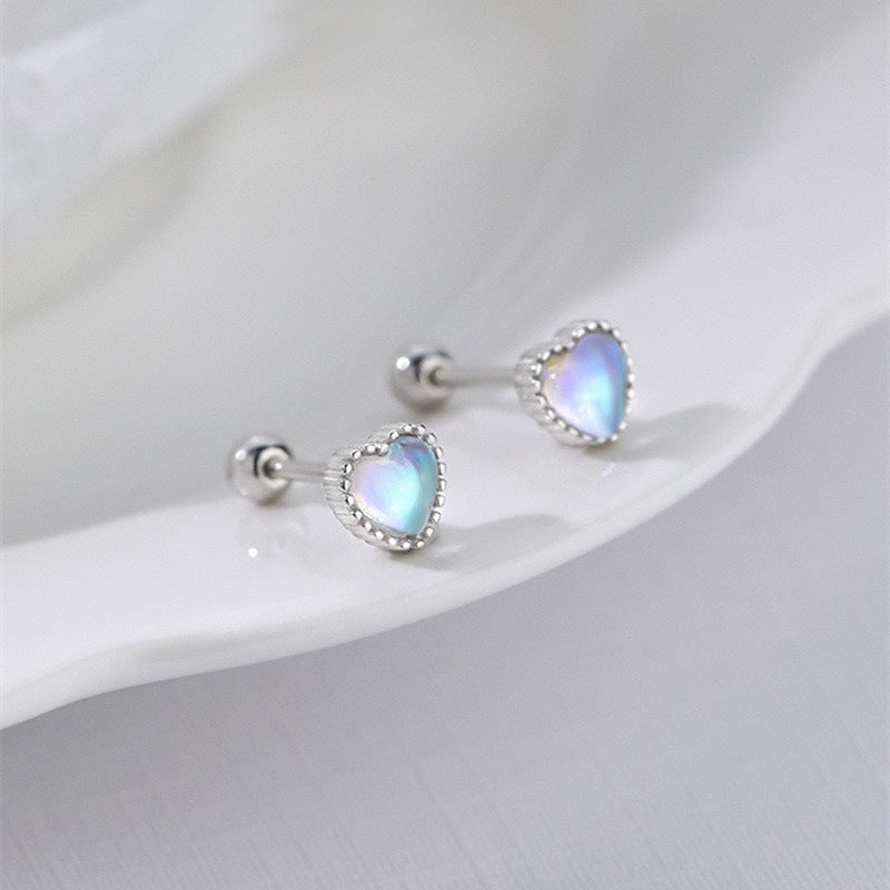 Strict Selection Of Personalized Screw Love Moonstone Tightening Buckle Rings