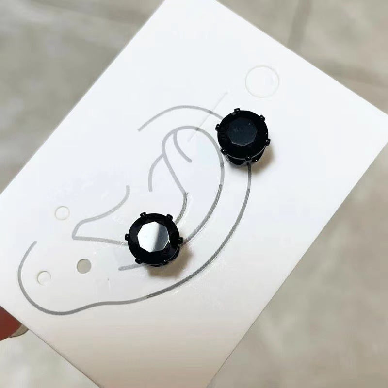 Bone Pin Magnetic Female Clip Male Rivet Stud Earrings