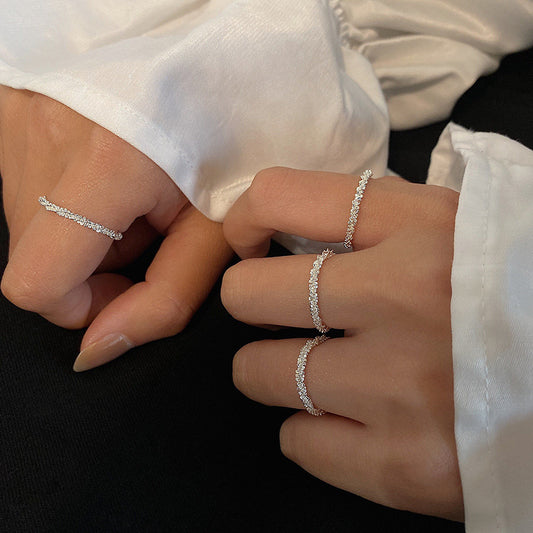 Female Design Starry Sky Sparkling High-grade Ring