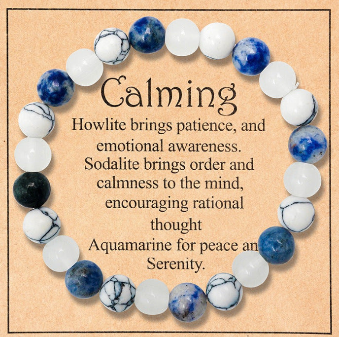 Glamorous Slouchy Attractive Natural Stone Crystal Bracelets
